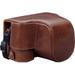 MegaGear Ever Ready Genuine Leather Camera Case for Sony a7C (Brown) MG1953