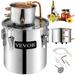 VEVOR 3 Gallon 12L Moonshine Home Brewing Kit Stainless Steel in Gray | 15 H x 11 W x 11 D in | Wayfair ZLSJ3GALZLQ000001V0