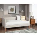 AllModern Oslo Twin Daybed Upholstered/Linen in Brown | 32.5 H x 80 W x 42 D in | Wayfair 0CBB973693CD462ABF14CBA200F63D7B
