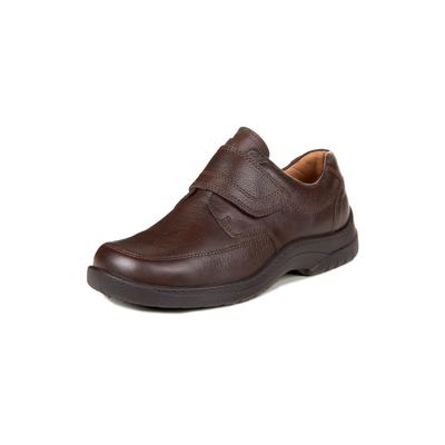 Avena Herren Klettschuhe Braun einfarbig