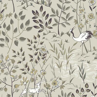 Nature's Folly Wallpaper - Off White - Ballard Designs