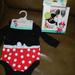 Disney Matching Sets | Disney Baby Minnie Mouse Bodysuit With Hat-3 Pc Mealtime Set | Color: Black/Red | Size: 0-3mb