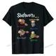 T-shirt paresseux de style simple en coton pour hommes cadeau d'anniversaire amusant t-shirts de