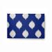 Ikat Lattice Soft Chenille Rug