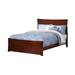 Metro Queen Traditional Bed with Matching Footboard in Walnut