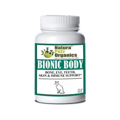 Natura Petz Organics BIONIC BODY - Antioxidant Bone, Eye, Teeth, Skin & Immune Support* Cat Supplement, 150 count
