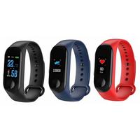 M3 Plus Fitness Smart Watch: Red