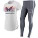 Women's Concepts Sport White/Charcoal Washington Capitals Sonata T-Shirt & Leggings Set