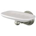 Kingston Brass BA5565SN Royale Wall-Mount Soap Dish, Brushed Nickel - Kingston Brass BA5565SN