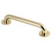 "Kingston Brass DR514122 Meridian 12"" Grab Bar, 1-1/4"" Diameter, Polished Brass - Kingston Brass DR514122"