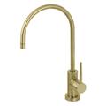 Kingston Brass KS8197NYL New York Single-Handle Cold Water Filtration Faucet, Brushed Brass - Kingston Brass KS8197NYL