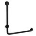 "Kingston Brass GBL1424CSR0 24""x 24"" L-Shaped Grab Bar - Right Hand, Matte Black - Kingston Brass GBL1424CSR0"