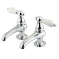 Kingston Brass KS3201PL Restoration Basin Tap Faucet, Polished Chrome - Kingston Brass KS3201PL