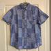 J. Crew Shirts | J Crew Patchwork Buttondown | Color: Blue/White | Size: L