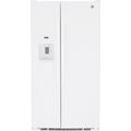 GE Appliances GE 36" Side By Side 25.3 cu. ft. Refrigerator, Glass in White | 69.88 H x 35.75 W x 34.75 D in | Wayfair GSS25GGPWW