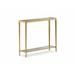 Maitland-Smith Jinx Console Table Glass in Yellow/Brown | 32 H x 36 W x 10 D in | Wayfair HM1017N-2