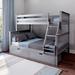 Harriet Bee Bolles Solid Wood Standard Bunk Bed in Gray | 65 H x 59.7 W x 81.5 D in | Wayfair D3B5DCBCAAB0439EBC4479838D92FFC5