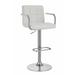 Swiveling Bar Stool, White - 37 H x 20.75 W x 19 L Inches