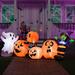 The Holiday Aisle® 6 Halloween Characters Inflatable | 96 H x 48 W x 36 D in | Wayfair 7D38CEF04E1F42B9A8F65B568970B1D5