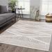 Gray/White 144 x 0.31 in Area Rug - Foundry Select Dounia Southwestern Beige Area Rug | 144 W x 0.31 D in | Wayfair