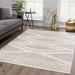 White 36 x 0.31 in Area Rug - Foundry Select Dounia Southwestern Beige Area Rug Polypropylene | 36 W x 0.31 D in | Wayfair