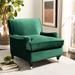 Club Chair - Canora Grey Duncarbit 30" Wide Club Chair, Wood in Green | 32 H x 30 W x 35 D in | Wayfair 0036A7190AE847509345647DD665BE88