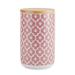 Red Barrel Studio® Hunter Paw Lattice Ceramic 4.5 qt. Pet Treat Jar Ceramic in Green | 6.5 H x 4 W x 4 D in | Wayfair