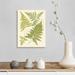 Red Barrel Studio® Ferns w/ Platemark VI Canvas Wall Art Canvas in Green | 16 H x 12 W x 1 D in | Wayfair A08230E7BB8C474DA39A681ECAFCBC8D