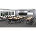 Inbox Zero Benhard 25 Person Training Meeting Seminar Tables w/ Modesty Panels, 25 Chairs Complete 38 pc Set Wood/Steel in Black/Brown/Gray | Wayfair