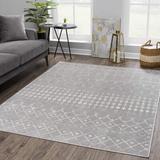 Gray 94 x 0.31 in Area Rug - Foundry Select Dounia Southwestern Area Rug Polypropylene | 94 W x 0.31 D in | Wayfair