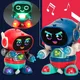Robot de danse électrique pour enfants jouet Rock Light musique éducation précoce marche jouets
