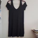 American Eagle Outfitters Dresses | Cold Shoulder Little Black Dress | Color: Black | Size: S