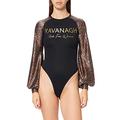 Gianni Kavanagh Women's Savage Body Undershirt, Black/White, M