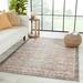 Brown/Gray 108 x 72 x 0.29 in Area Rug - Nikki Chu Dalia Machine Washable Performance Tan/Light Gray Rug | 108 H x 72 W x 0.29 D in | Wayfair