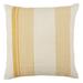 Jaipur Living Parque Indoor/ Outdoor Gold/ Ivory Striped Poly Fill Pillow 20 inch - Jaipur Living PLW103763