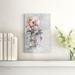 Lark Manor™ Hopper Painterly Still Life in Vase Pink Gray New - Wrapped Canvas Painting Print Canvas in Gray/Green/Pink | Wayfair