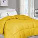 Superior Solid Comforter Reversible Microfiber Down Alternative Bedding