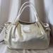 Kate Spade Bags | Kate Spade | Like New Vintage Stevie Condesa Gold Metallic Purse Carryall Tote | Color: Gold/White | Size: Os