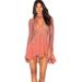 Free People Dresses | Free People | Tell Tale Tunic Mini Dress | Color: Orange/Pink | Size: S