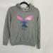 American Eagle Outfitters Tops | American Eagle Outfitters Gray “Nyc” Eagle Hoddie | Color: Gray | Size: S