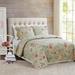 Edens Garden Twin Quilt with Pillow Sham by Pem America in Multi (Size TWINXL)