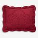 Amelia Sham by BrylaneHome in Berry (Size STAND) Pillow