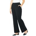 Plus Size Women's Suprema® Wide Leg Pant by Catherines in Black (Size 1X)