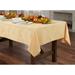 Damask 60" x 84" Tablecloth by BrylaneHome in Gold