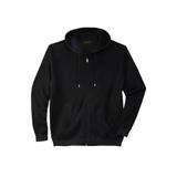 Men's Big & Tall Boulder Creek™ Thermal Waffle Zip Hoodie by Boulder Creek in Black (Size 4XL)