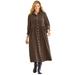 Plus Size Women's Button Front Corduroy Dress by Woman Within in Chocolate (Size 34 W)