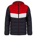 Tokyo Laundry Men's Torsten Quilted Hooded Puffer Jacket - Barados Cherry - L