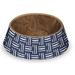 TarHong Indigo Oasis Pet Bowl Melamine, Wood in Pink/Blue/White | 2.5 H x 7.8 W x 7.8 D in | Wayfair PE20774371