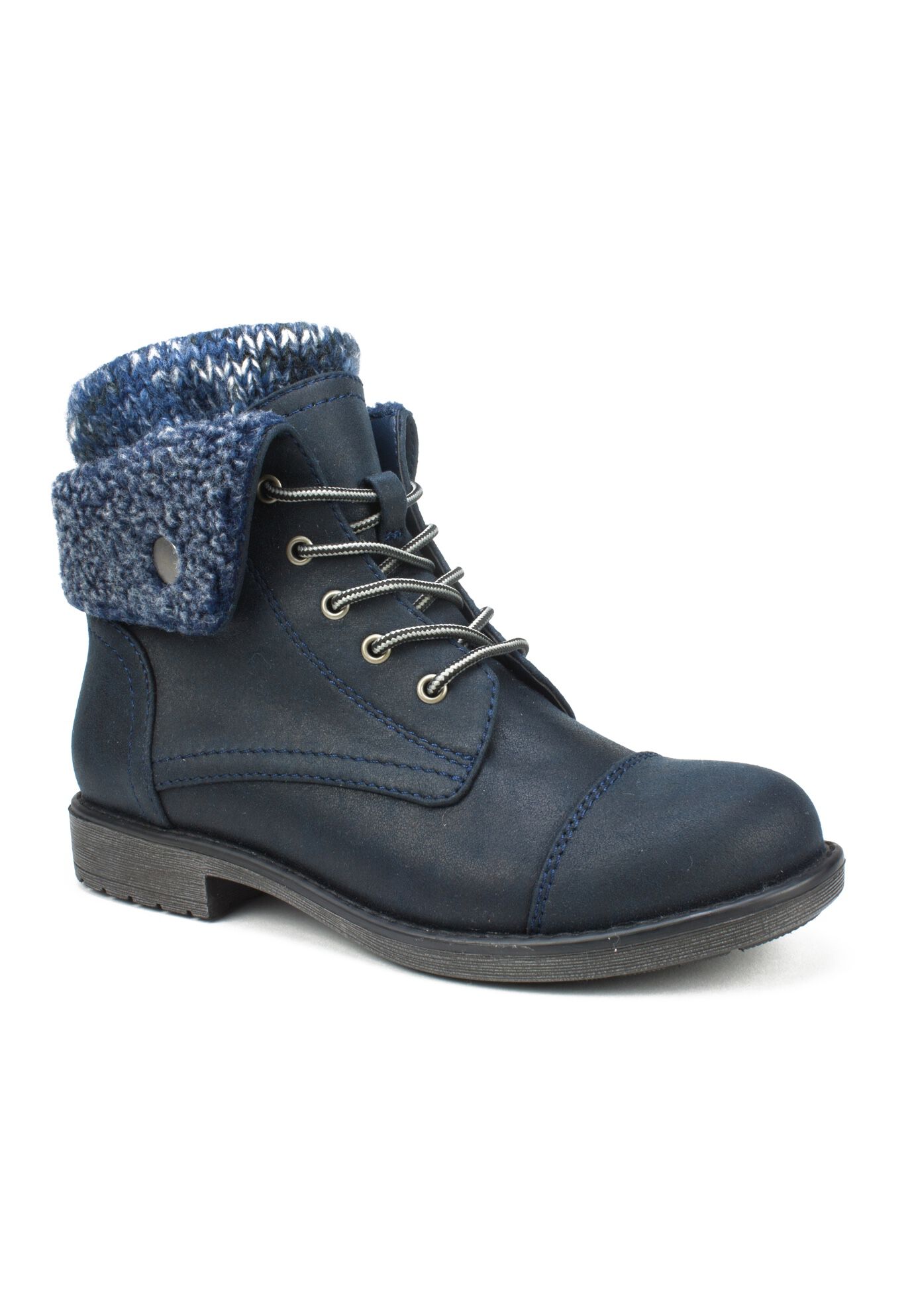 Wide Width Women's Duena Boot by Cliffs in Navy (Size 7 W)