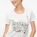 J. Crew Tops | 2 For 45 The Big Apple Graphic Tee | Color: Red/White | Size: M